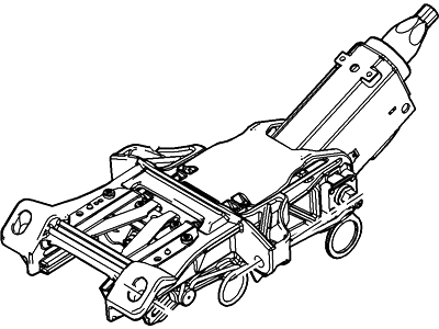 DG1Z-3C529-A Ford Column Assembly - Steering Illustration 1 of 1