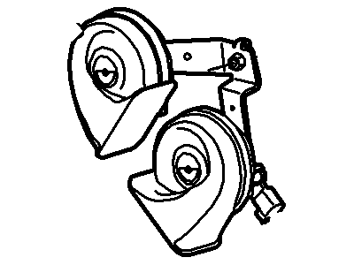 Ford 7C3Z-13832-A Horn Assy