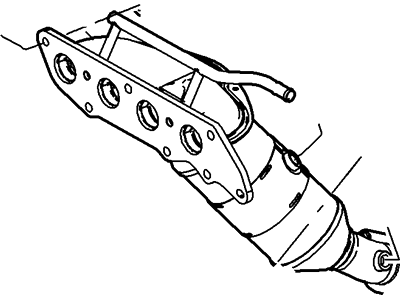Ford 5S4Z-5G232-A Manifold Assembly - Exhaust