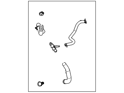 Ford BC2Z-3A713-D Reservoir Hose