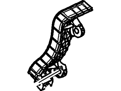 BC3Z-14A099-K Ford Shield, Upper Driver Side Illustration 1 of 1