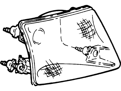 F87Z-13008-EA Ford Headlamp Assembly, Passenger Side Illustration 1 of 1