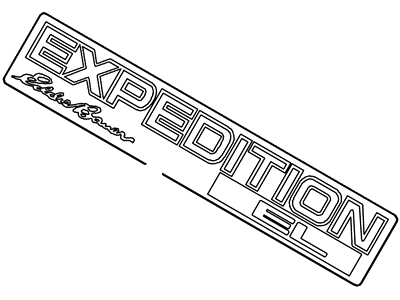 Ford 7L1Z-4042528-B Name Plate