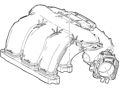 Mercury 4F1Z-9424-BB Manifold Assembly - Inlet