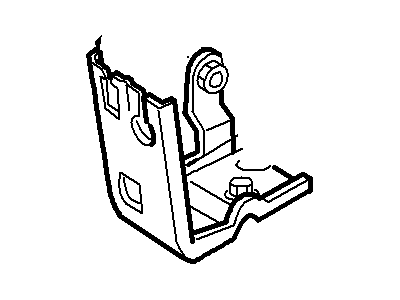 XC2Z-9728-AA Ford Bracket Illustration 1 of 1