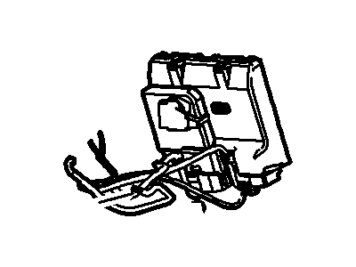 Ford 3F2Z-14B291-GA Module, Passenger Side 3F2Z-14B291-GA Ford Module, Passenger Side Illustration 1 of 1