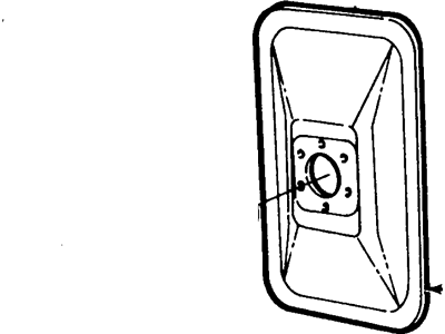Ford E-250 Econoline Club Wagon Car Mirror - E5UZ17696B