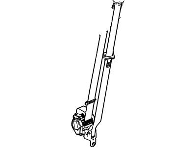 5F9Z-74611B08-AAA Ford Seat Belt Assembly, Passenger Side Illustration 1 of 1