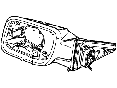 Ford BB5Z-17682-SA Mirror Assy - Rear View Outer