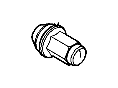 Ford 7L1Z-1012-A Nut - Wheel