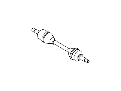 Lincoln CA8Z-3B437-A Shaft - Front Axle