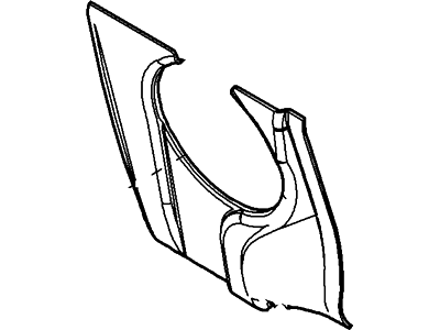 Ford 6W1Z-9A032-B Heat Shield, Center 6W1Z-9A032-B Ford Heat Shield, Center Illustration 1 of 1