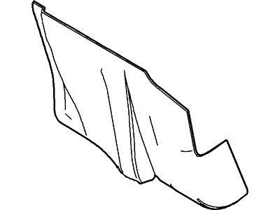 Ford 6W1Z-9A032-C Heat Shield 6W1Z-9A032-C Ford Heat Shield Illustration 1 of 1