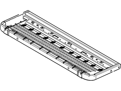 Ford 8C2Z-1663160-B Frame And Spring - Rear Seat Cushion 8C2Z-1663160-B Ford Frame And Spring - Rear Seat Cushion Illustration 1 of 1