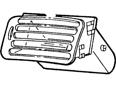 Mercury F8RZ19893BA Louver Assembly - Vent Air Register