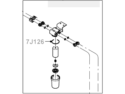 5U9Z-7B155-AA Ford Filter Assembly - Oil Illustration 1 of 1