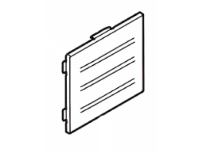 Ford 9L3Z-18978-AD Grille - Speaker, Passenger Side 9L3Z-18978-AD Ford Grille - Speaker, Passenger Side Illustration 1 of 1
