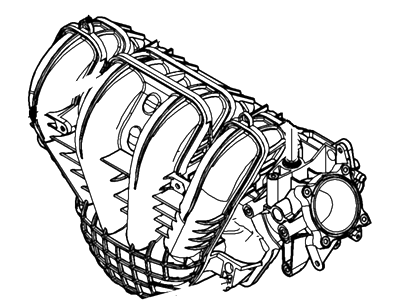 9E5Z-9424-A Ford Manifold Assembly - Inlet Illustration 1 of 1