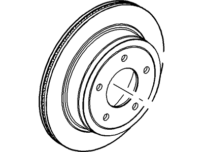 Ford 4U2Z-1V125-LA Rotor Assy