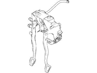Ford BR3Z-2455-T Pedal Assy - Brake