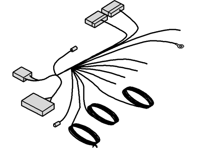 Ford CM5Z-14B504-B Wiring Assembly CM5Z-14B504-B Ford Wiring Assembly Illustration 1 of 1