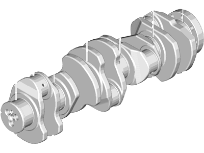 Ford BK3Z-6303-A Crankshaft Assembly