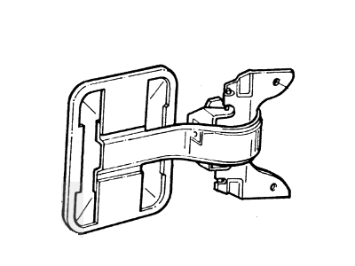 E9TZ-99405A26-A Ford Fuel Door Illustration 1 of 1