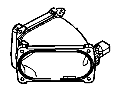 DR3Z-9A589-A Ford Spacer - Throttle Body Illustration 1 of 1