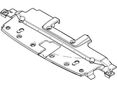 Ford 9L7Z-19E525-AA Deflector - Air 9L7Z-19E525-AA Ford Deflector - Air Illustration 1 of 1