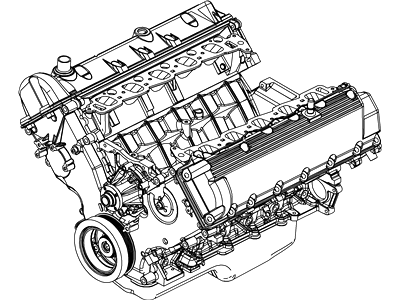 Ford 9C2Z-6006-CARM Remanufactured Service Engine Assembly