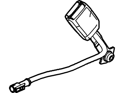 Mercury 6E5Z-5461203-AA Buckle Assy - Seat Belt
