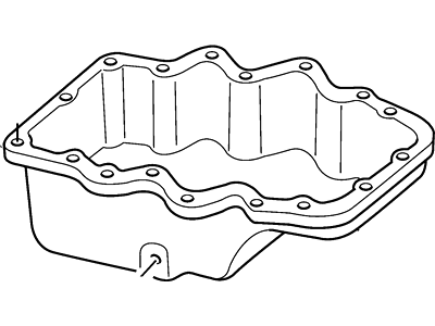 Ford Escort Oil Pan - F8CZ-6675-AA