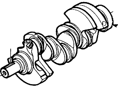 Mercury Crankshaft - XF1Z-6303-BA