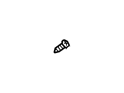Ford -W707496-S435 Screw -W707496-S435 Ford Screw Illustration 1 of 1