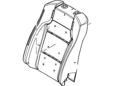 AG1Z-5464810-B Ford Pad Illustration 1 of 1