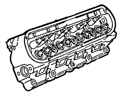 Mercury F6AZ-6049-AA Cylinder Head Assembly