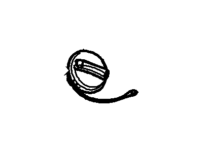 Ford 7U5Z-9030-C Cap Assembly - Fuel Tank Filler, Passenger Side 7U5Z-9030-C Ford Cap Assembly - Fuel Tank Filler, Passenger Side Illustration 1 of 1
