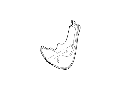 Lincoln XW4Z-16A550-BA Kit - Mudflap