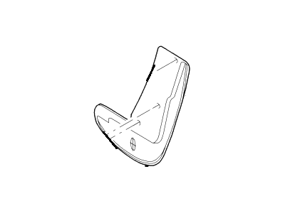 Lincoln XW4Z-16A550-AA Kit - Mudflap