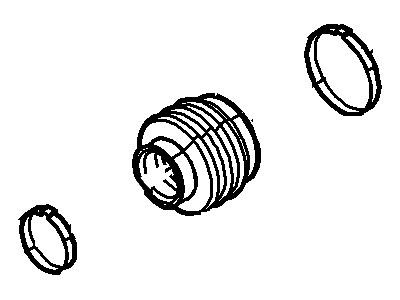 Ford F81Z-4421-BA Boot F81Z-4421-BA Ford Boot Illustration 1 of 1