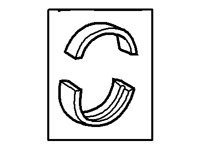7T4Z-6D309-B Ford Bearing Set Illustration 1 of 1