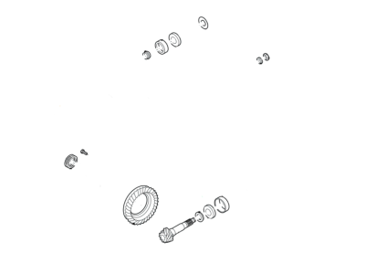 Ford DC3Z-3222-B Gear And Pinion Assembly - Driving