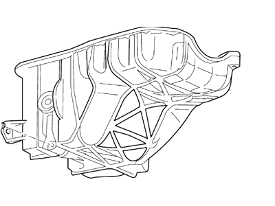 Ford 1U2Z6675KA Pan Assembly - Engine Oil 1U2Z6675KA Ford Pan Assembly - Engine Oil Illustration 1 of 1