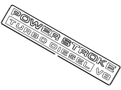 Ford 5C3Z-9942528-AA Nameplate 5C3Z-9942528-AA Ford Nameplate Illustration 1 of 1