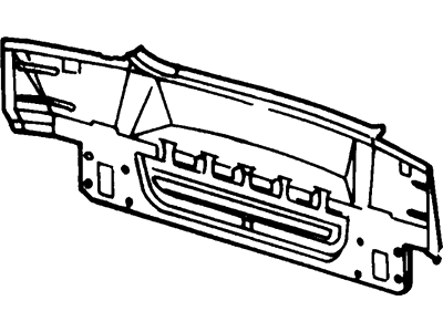 Mercury F5RZ-5440320-A Panel Assembly - Back - Lower
