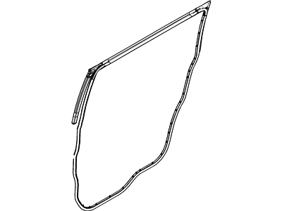 Ford 8A8Z-7425324-A Weatherstrip, Passenger Side 8A8Z-7425324-A Ford Weatherstrip, Passenger Side Illustration 1 of 1