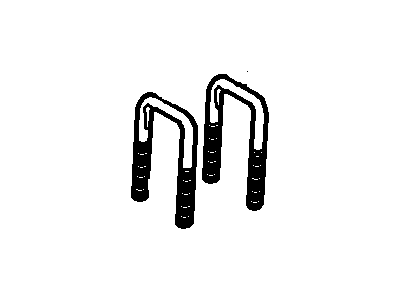 8U9Z-5455-A Ford U-Bolt Illustration 1 of 1