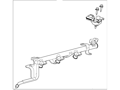 Mercury Mariner Fuel Rail - 4L8Z-9F792-BE