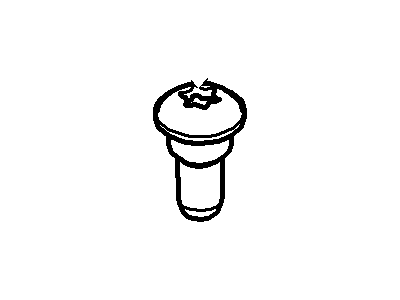 Ford -W504775-S424X Screw -W504775-S424X Ford Screw Illustration 1 of 1