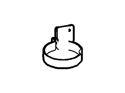 4G7Z-3489-AA Ford Bracket - Power Steering Reservoir Illustration 1 of 1